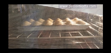 baking in oven at 350F (180 C)