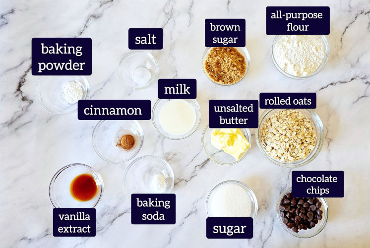 ingredients for oatmeal cookies recipe without eggs