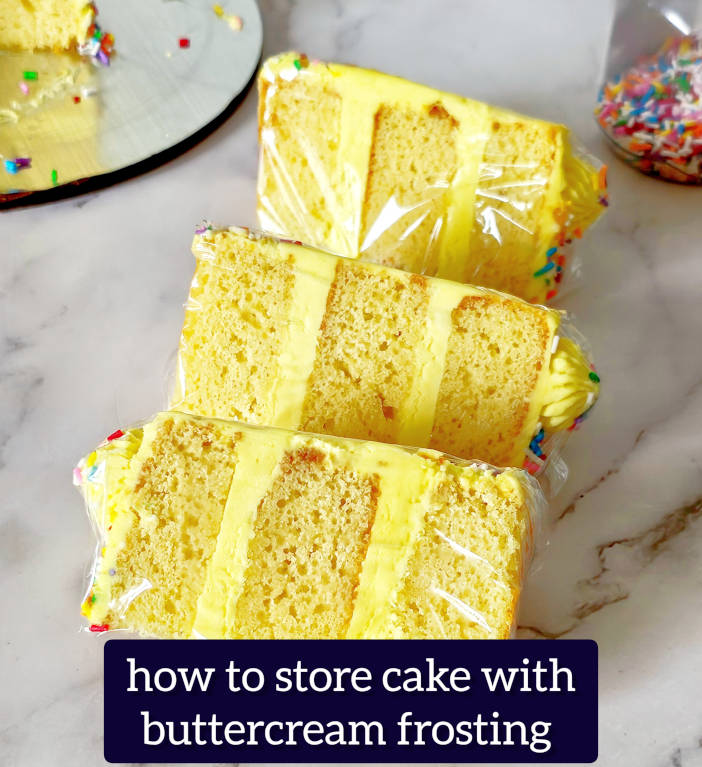 store cake with buttercream frosting